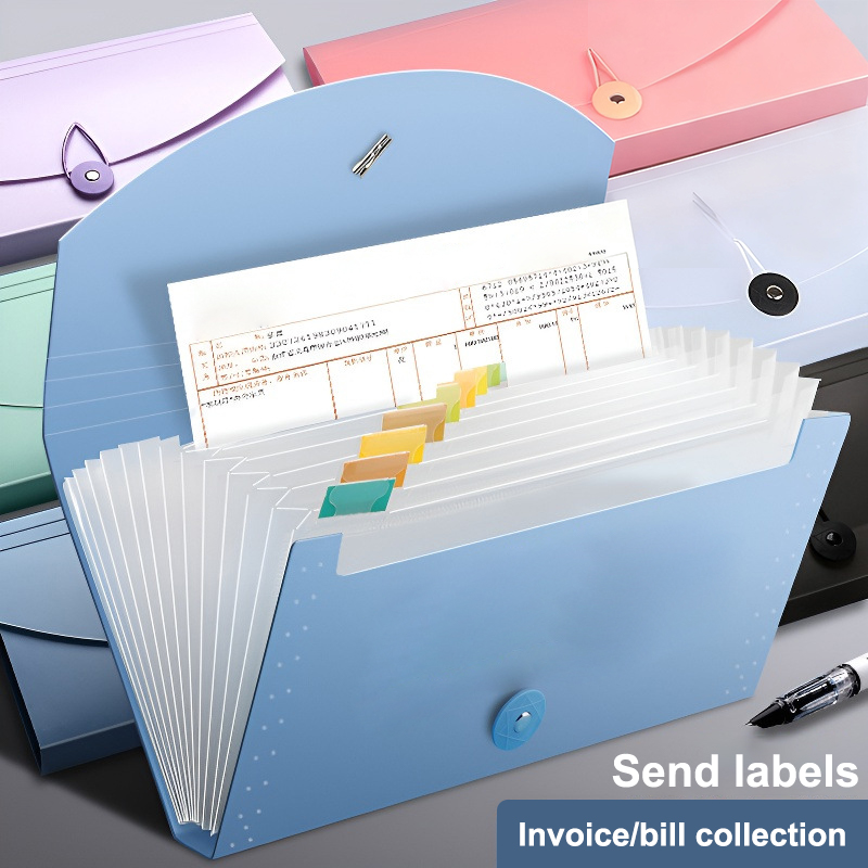 ~13 Kantong, Folder Berkas yan - Expandable Accordion File Folder 13 Pockets ulasan dan harga