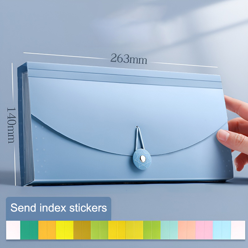 ~13 Kantong, Folder Berkas yan - Expandable Accordion File Folder 13 Pockets ulasan dan harga