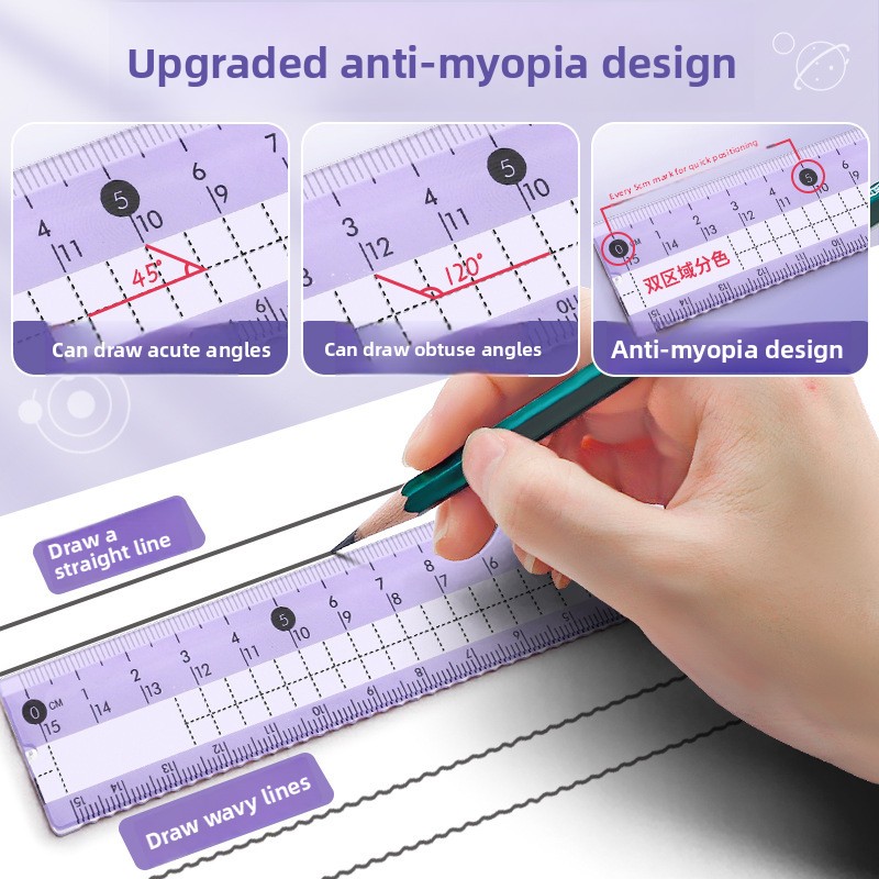 8 Buah Set Alat Geometri untuk - Math Geometry Set With Compass ulasan dan harga