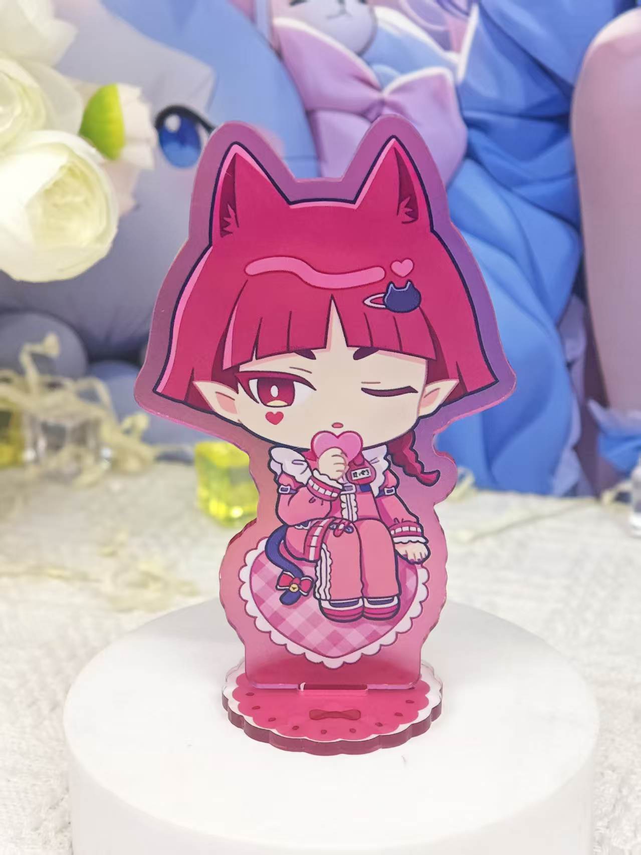 Set Figur Akrilik Gaya Pelayan - Desk Accessories ulasan dan harga