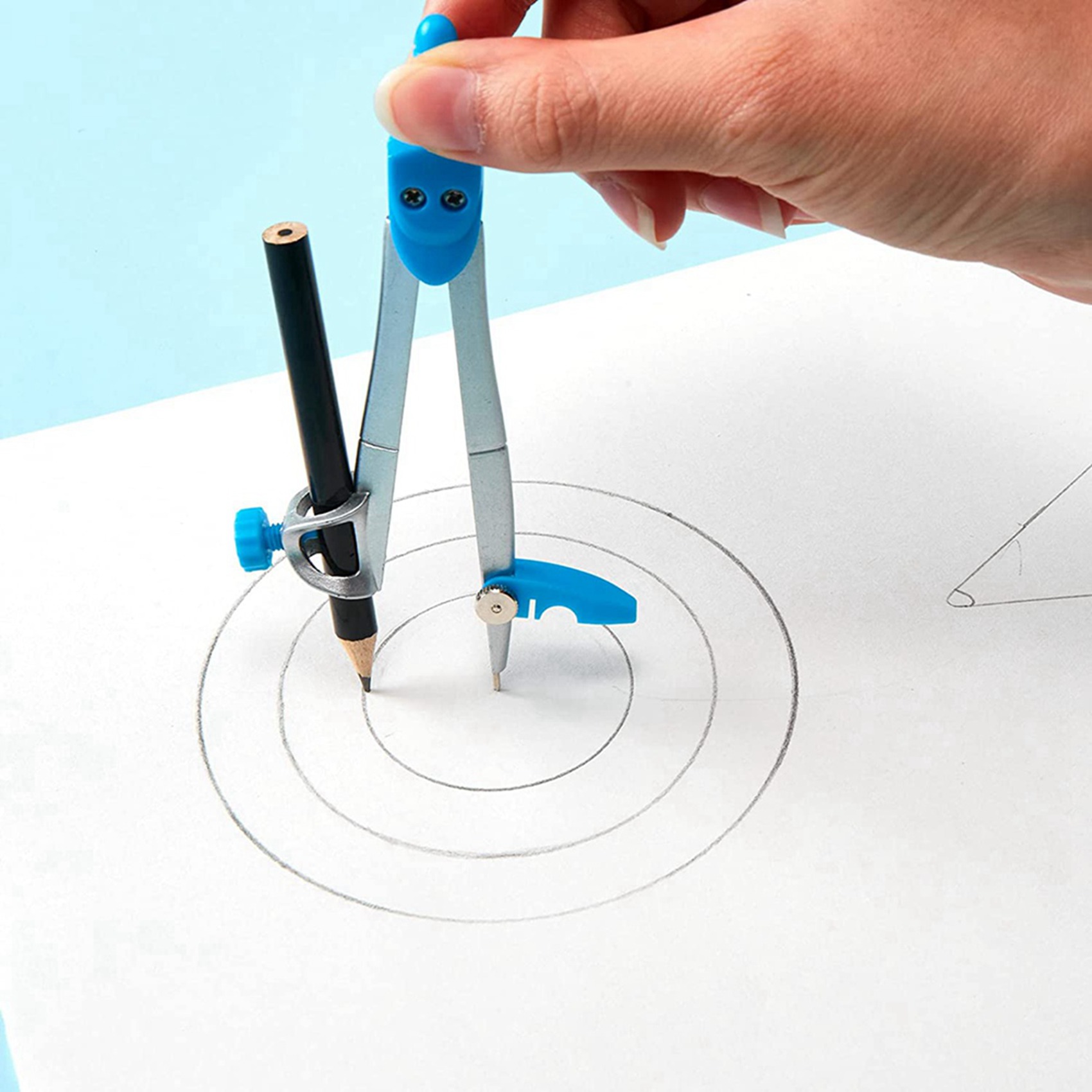 Set Alat Geometri Berkualitas  - Math Geometry Set With Compass ulasan dan harga